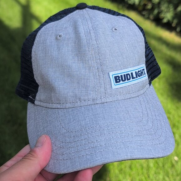 bud light Other - BUD LIGHT Baseball Cap New Grey Blue Snapback
